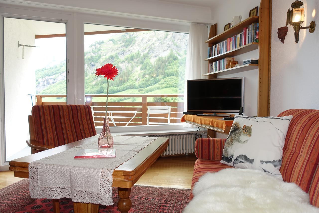 Studio Willimann Haus Dala Im 4 Stock 로이커바드 외부 사진